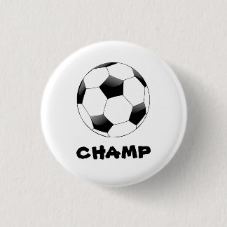 Bóton Redondo 2.54cm Crachá de campeões de futebol