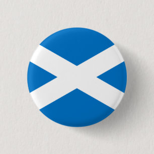 Bóton Redondo 2.54cm Crachá de Saltire