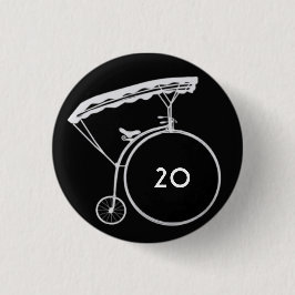 Bóton Redondo 2.54cm Crachá do aldeador inverso personalizado