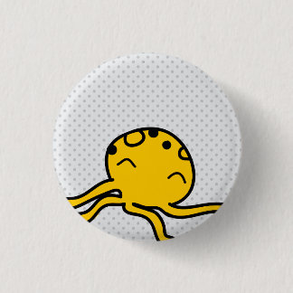 Bóton Redondo 2.54cm Crachá do botão do polvo