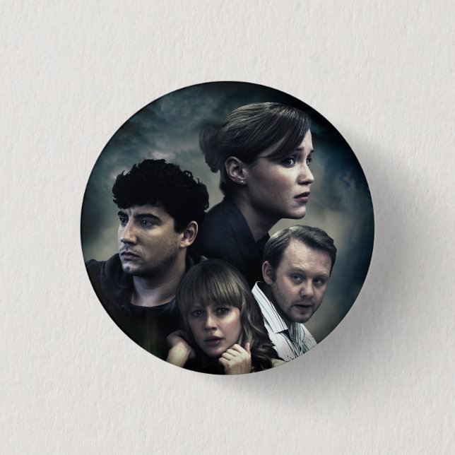 Bóton Redondo 2.54cm Crachá do Pin do respingo do caráter do botão de (Frente)