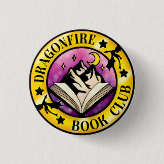 Bóton Redondo 2.54cm Crachá Dragonfire Book Club