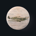 Bóton Redondo 2.54cm Crachá Spitfire<br><div class="desc">Design de emblema em espiral por GJLC JACKCRISP STORE</div>