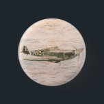 Bóton Redondo 2.54cm Crachá Spitfire<br><div class="desc">Design de emblema em espiral por GJLC JACKCRISP STORE</div>