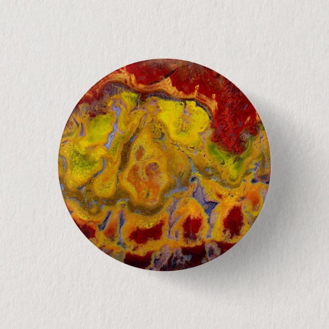 Bóton Redondo 2.54cm Crayola Jasper Vermelho (Frente)