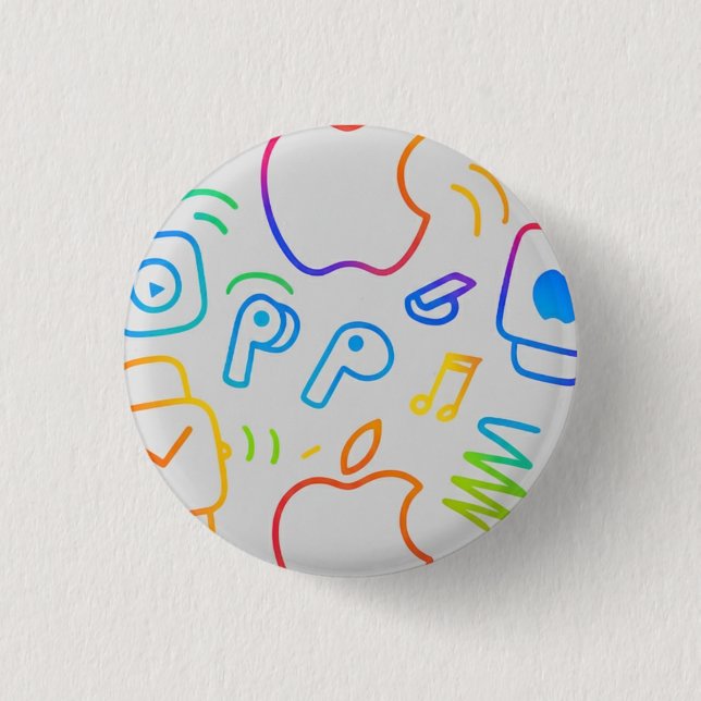 Bóton Redondo 2.54cm Create Your Own Simple personalized Trending (Frente)