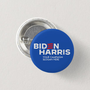 Bóton Redondo 2.54cm Crie seu próprio Biden Harris 2024