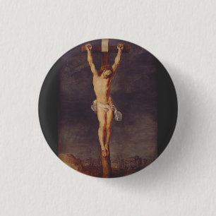 Bóton Redondo 2.54cm Cristo morto na cruz por Peter Paul Rubens 