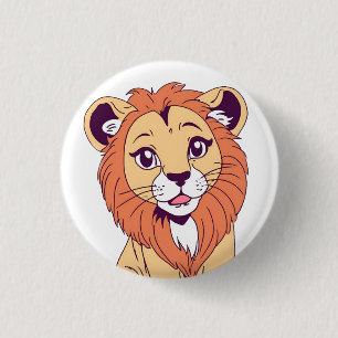 Bóton Redondo 2.54cm Cubo Lion Cubo