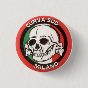Bóton Redondo 2.54cm Curva Sud - Milan - Italy