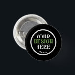 Bóton Redondo 2.54cm custom, unique, sleek & minimalist<br><div class="desc">This design is accessible to all. Feel free to customize the logo,  images,  text,  and colors according to your preferences. Thank you very much.</div>