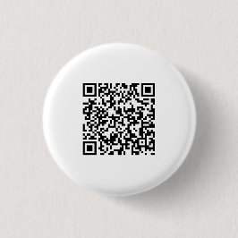 Bóton Redondo 2.54cm Customizable QR Code Round Button for Any Purpose