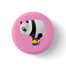 Cute Kawaii Panda em Bola