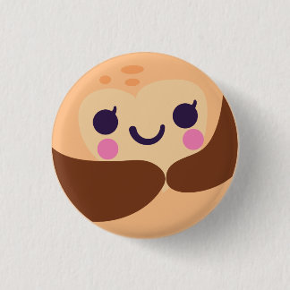 Bóton Redondo 2.54cm Cutie Pluto