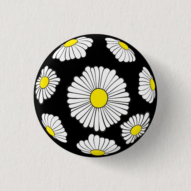 Bóton Redondo 2.54cm Daisy Buttons (Frente)