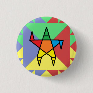 Bóton Redondo 2.54cm Dancing Sanghagram Button