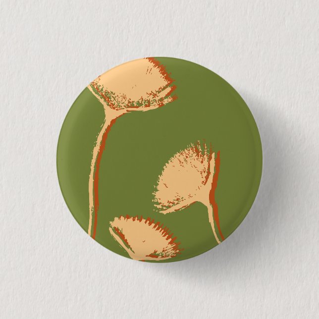 Bóton Redondo 2.54cm Dandelion Pop (Frente)