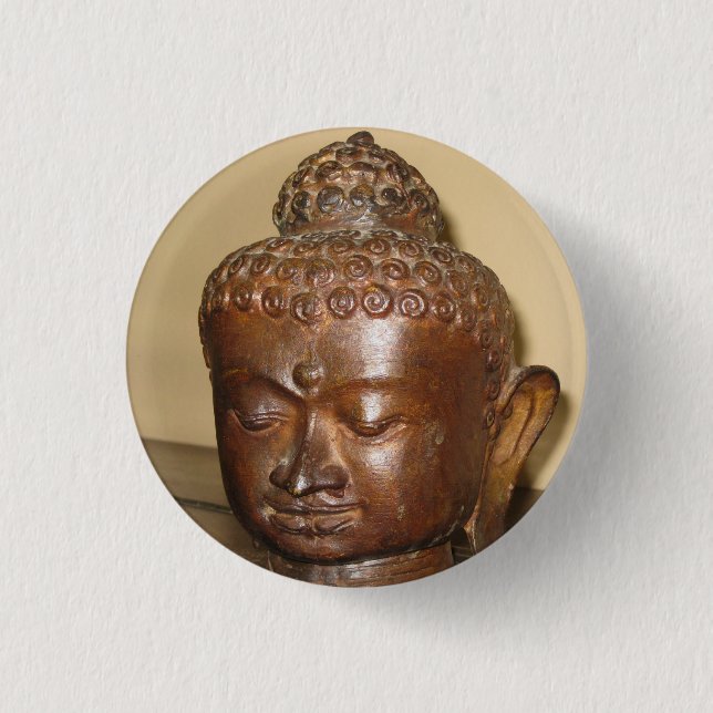 Bóton Redondo 2.54cm De "botão Buddha! " (Frente)
