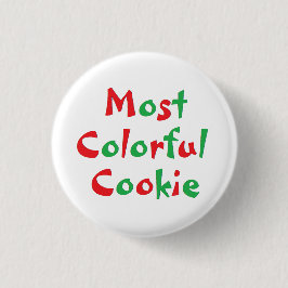 Bóton Redondo 2.54cm De "Pin do prêmio a maioria de biscoito colorido"