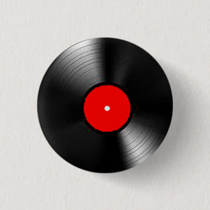 Bóton Redondo 2.54cm De "presentes e produtos do registro vinil"