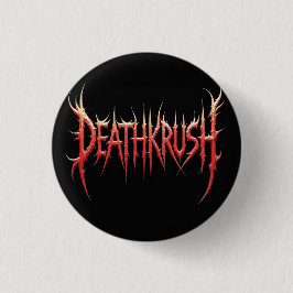 Bóton Redondo 2.54cm Deathkrush - Pin button