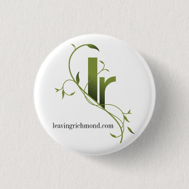 Bóton Redondo 2.54cm deixando botões de richmond (Frente)