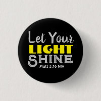 Deixe Sua Luz Brilhar Versículo Bíblico Amarelo Fo