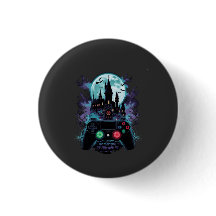 Design de Gamer de Terror do Castelo Assombrado