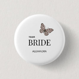 Bóton Redondo 2.54cm Design de Noiva Personalizado para Casamento