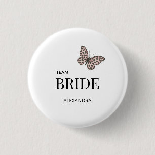 Bóton Redondo 2.54cm Design de Noiva Personalizado para Casamento