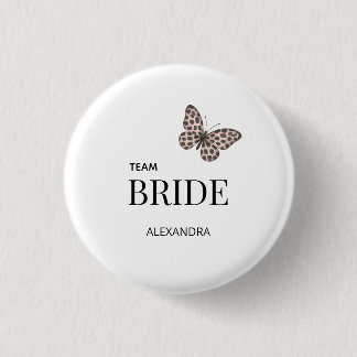 Bóton Redondo 2.54cm Design de Noiva Personalizado para Casamento