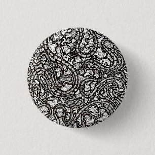 Bóton Redondo 2.54cm Design de Rostos Estranhos Desenho Animado Curvo e