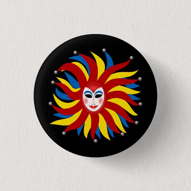 Bóton Redondo 2.54cm Dia das brincadeiras de April Fool (Frente)