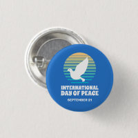 Dia Internacional da Paz | Botão de pomada branca
