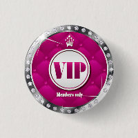 Diamante VIP do rosa quente do negócio ou do