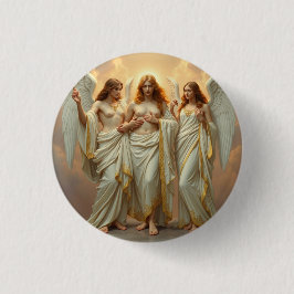 Bóton Redondo 2.54cm „Die drei heiligen Schutzengel“