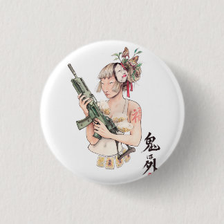 Bóton Redondo 2.54cm Dos "demónios Pin original da divisão de Erica