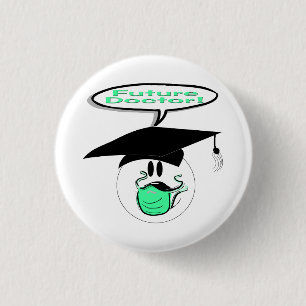Bóton Redondo 2.54cm Doutor futuro Graduação