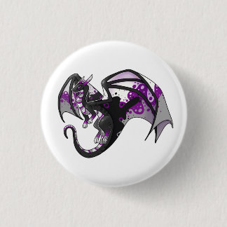 Bóton Redondo 2.54cm Dragão do Orgulho Demisexual