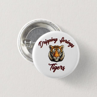 Bóton Redondo 2.54cm Dripping Springs Tigers School Spirit Pin