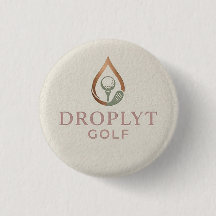 Droplyt Golf Signature Button (Pink Logo)