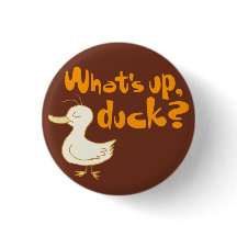 E aí, pato? Botão Flair de Jogo de Palavra Engraça