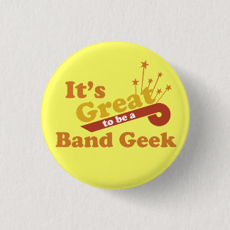 Bóton Redondo 2.54cm É Excelente ser um Geek Banda