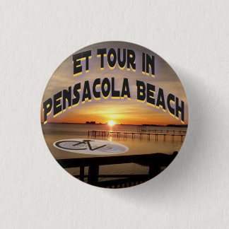 Bóton Redondo 2.54cm E excursão na praia Buttonj de Pensacola
