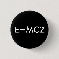 E=MC2 crachá - PRETO