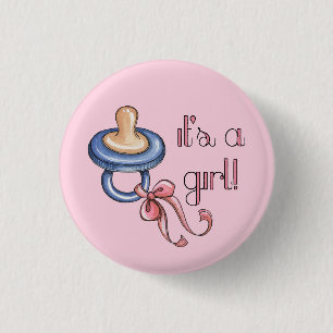 Bóton Redondo 2.54cm É uma garota!