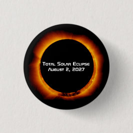 Bóton Redondo 2.54cm Eclipse Total do Século 2027