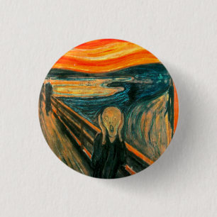 Bóton Redondo 2.54cm EDVARD MUNCH - o gritar 1893