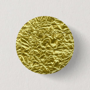 Bóton Redondo 2.54cm Efeito personalizado de folha de ouro