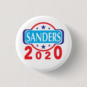 Bóton Redondo 2.54cm Eleições 2020 de Sanders